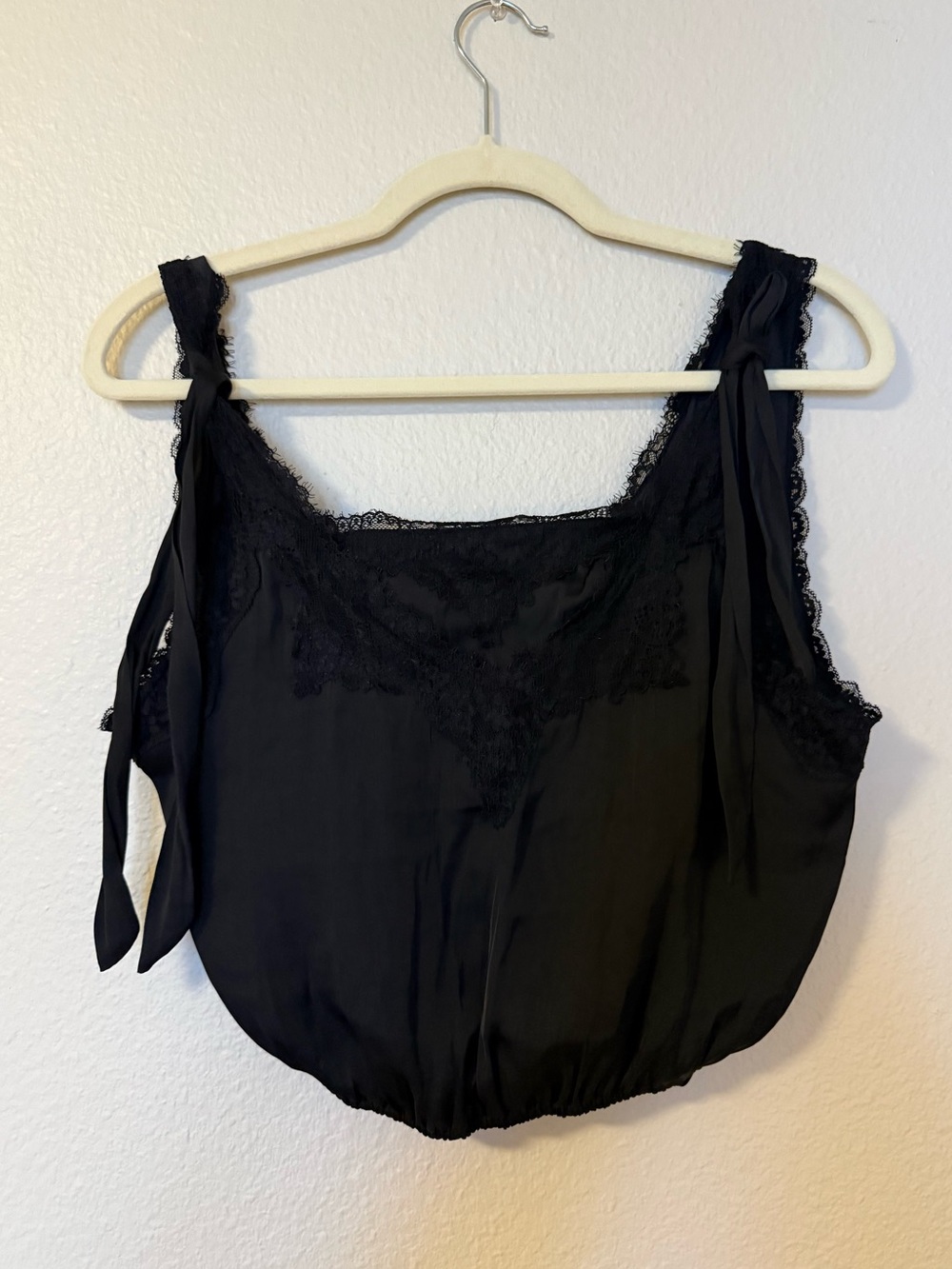 NWT Intimately Free People It's Romantic Brami in Black Large